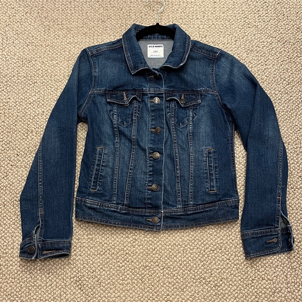 Old Navy Dark Blue Denim Jacket - Picture 3 of 14